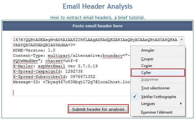 stop le spam dans mon outlook