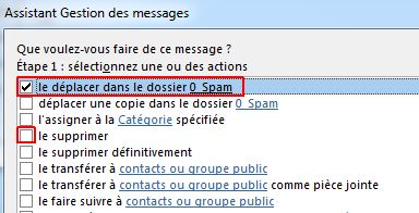 spam dans outlook recherche IP scan