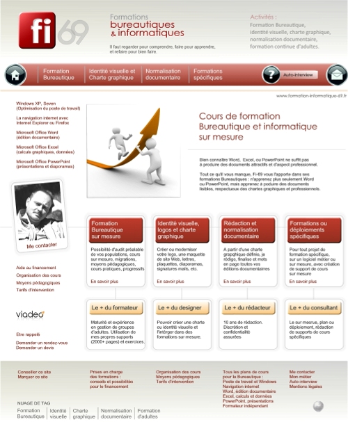 création maquette formation informatique lyon