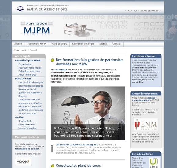 création maquette site Web