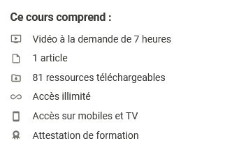 Logo udemy formation excel initiation